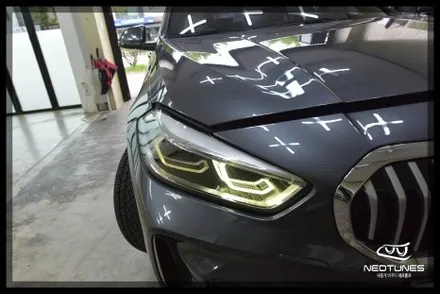 BMW 118D 데이라이트 황변증상 수리작업 / 용인 처인구, 이천