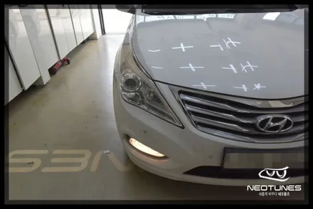 그랜저 HG 라이트 미등 아이라인LED 수리작업 / LED전조등교체 / 용인 처인구, 이천