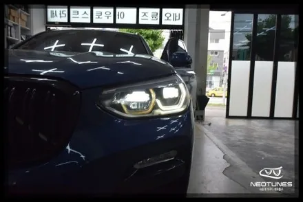 BMW X3 라이트 링마커 황변증상 수리작업 / 용인 처인구, 이천
