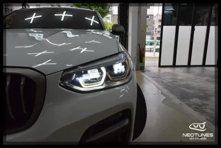 BMW X4 라이트 링마커 황변증상 수리작업 / 용인 처인구, 이천