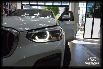 BMW X4 라이트 링마커 황변증상 수리작업 / 용인 처인구, 이천
