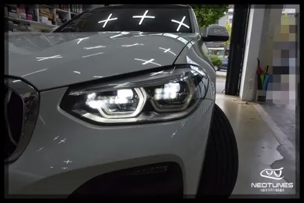 BMW X4 라이트 링마커 황변증상 수리작업 / 용인 처인구, 이천