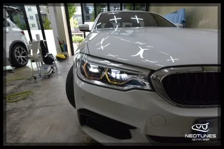 BMW G30 라이트 링마커 황변증상 수리작업 / 용인 처인구, 이천