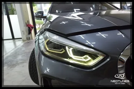 BMW 118D 데이라이트 황변증상 수리작업 / 용인 처인구, 이천