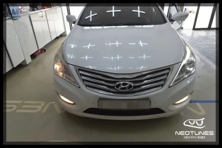 그랜저 HG 라이트 미등 아이라인LED 수리작업 / LED전조등교체 / 용인 처인구, 이천