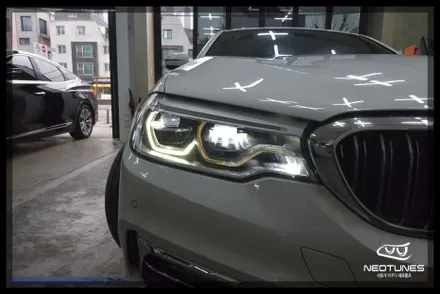 BMW G30 라이트 링마커 황변증상 수리작업 / 용인 처인구, 이천