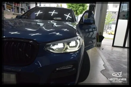 BMW X3 라이트 링마커 황변증상 수리작업 / 용인 처인구, 이천