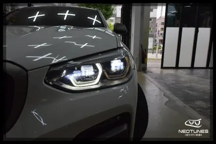 BMW X4 라이트 링마커 황변증상 수리작업 / 용인 처인구, 이천