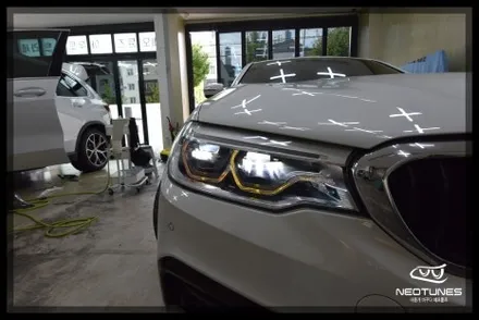 BMW G30 라이트 링마커 황변증상 수리작업 / 용인 처인구, 이천
