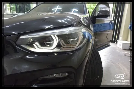 BMW X3 데이라이트 황변증상 수리작업 / 용인 처인구, 이천