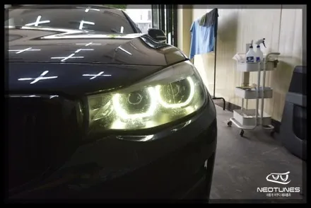 BMW 3GT 데이라이트 황변증상 수리작업 / 용인 처인구, 이천