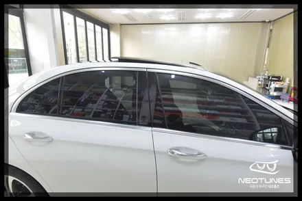 벤츠 E300 레이블럭 열차단썬팅 시공 / 용인 처인구, 이천