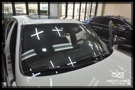 BMW 320D 레이블럭 블레스 반사필름썬팅 시공 / 용인 처인구, 이천
