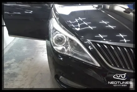 HG그랜저의 고질병 라이트 아이라인 LED 수리작업 / 용인 처인구, 이천