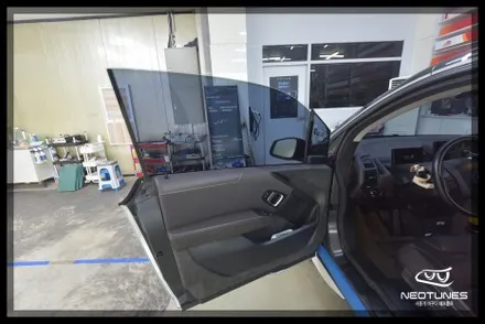 BMW i3 레이블럭 블레스 반사필름 썬팅시공