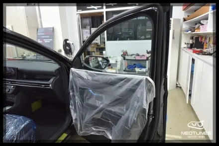 투싼 NX4 애니가드 AP80R 반사필름 열차단썬팅시공 / 용인 처인구, 이천