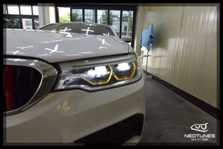 BMW G30 라이트 링마커 황변증상 수리작업 / 용인 처인구, 이천