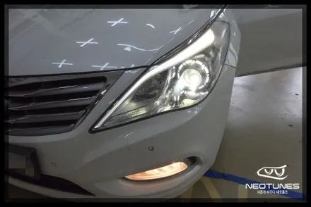 그랜저 HG 라이트 미등 아이라인LED 수리작업 / LED전조등교체 / 용인 처인구, 이천
