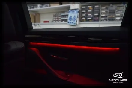 BMW 528i RGB 실내 엠비언트 , 풋등 작업 / 용인 처인구, 이천