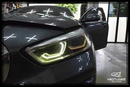 BMW 118D 데이라이트 황변증상 수리작업 / 용인 처인구, 이천