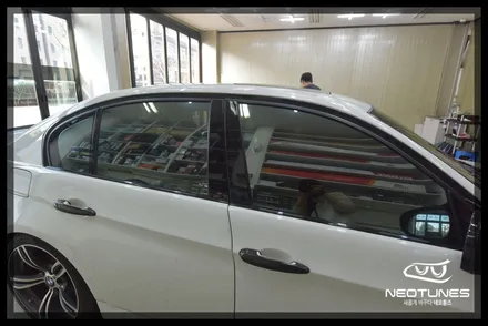 BMW 320D 레이블럭 블레스 반사필름썬팅 시공 / 용인 처인구, 이천