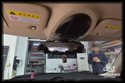 미니 컨트리맨 유라이브 M5000 룸미러형 블랙박스 장착 / 용인 처인구, 이천
