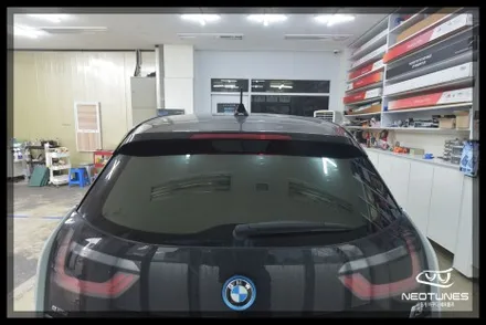 BMW i3 레이블럭 블레스 반사필름 썬팅시공