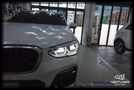 BMW X3 라이트 링마커 황변증상 수리작업 / 용인 처인구, 이천