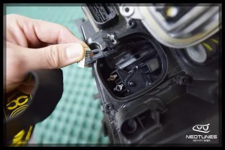 BMW X4 라이트 데이라이트 황변증상 수리작업 / 용인 처인구, 이천