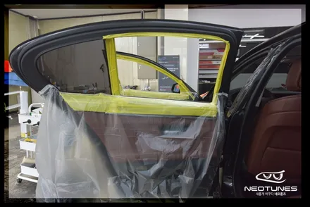 BMW 520D 레이블럭 블레스 열차단썬팅 시공 / 용인 처인구, 이천