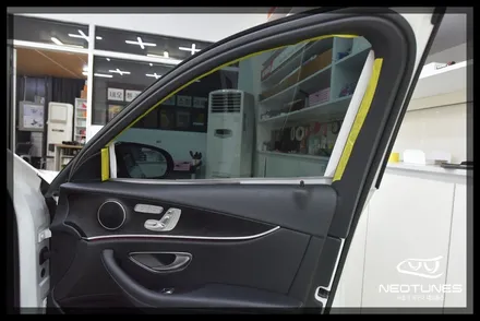 벤츠 E300 레이블럭 열차단썬팅 시공 / 용인 처인구, 이천