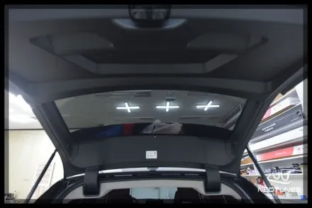 BMW i3 레이블럭 블레스 반사필름 썬팅시공