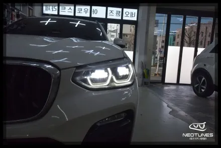 BMW X3 라이트 링마커 황변증상 수리작업 / 용인 처인구, 이천