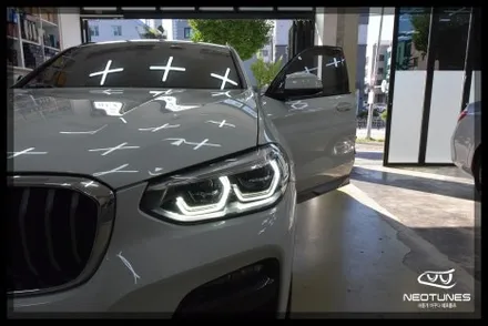 BMW X4 라이트 링마커 황변증상 수리작업 / 용인 처인구, 이천