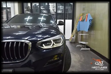 BMW X4 라이트 링마커 황변증상 수리작업 / 용인 처인구, 이천