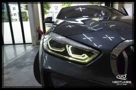 BMW 118D 데이라이트 황변증상 수리작업 / 용인 처인구, 이천