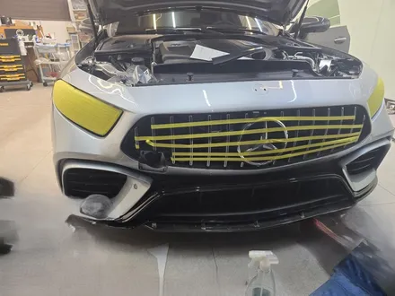 일산 파주 사고 수리 랩핑 GT45 AMG  재 랩핑 / 일산동구 식사동