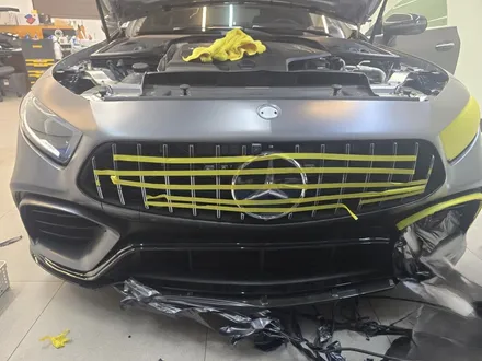 일산 파주 사고 수리 랩핑 GT45 AMG  재 랩핑 / 일산동구 식사동