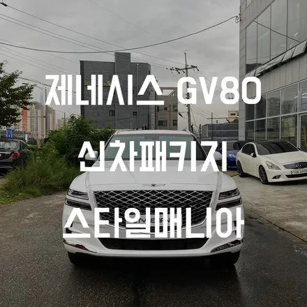제네시스  GV80 존슨XX 신차패키지 + 네틱스 전동사이드스텝 / 하남시 감북동