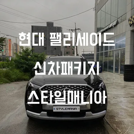 현대 팰리세이드 솔라가드챠콜 신차패키지 송파 스타일매니아 / 하남시 감북동