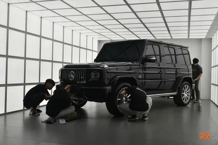 메르세데스 벤츠 G63 AMG - 카바차 전체 PPF + 발란스 나인 그래핀 유리막 코팅 시공은 역시 스타일매니아! / 하남, 강동, 송파