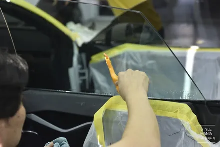 미국 전기차 TESLA MODEL S 존슨썬팅 송파썬팅 스타일매니아 / 하남시 감북동