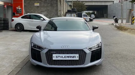아우디 R8 V10 썬팅 재시공과 함께 전면유리 보호필름 시공 / 하남시 감북동