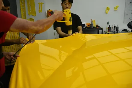 포르쉐 카이엔 출고 직후 랩핑 딥멜로우 컬러로 변신 후기 / 하남시 감북동
