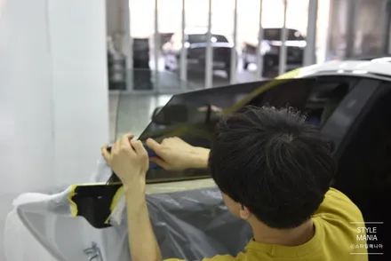 미국 전기차 TESLA MODEL S 존슨썬팅 송파썬팅 스타일매니아 / 하남시 감북동