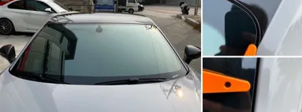 아우디 R8 V10 썬팅 재시공과 함께 전면유리 보호필름 시공 / 하남시 감북동