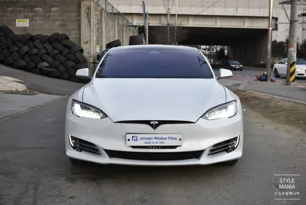 미국 전기차 TESLA MODEL S 존슨썬팅 송파썬팅 스타일매니아 / 하남시 감북동