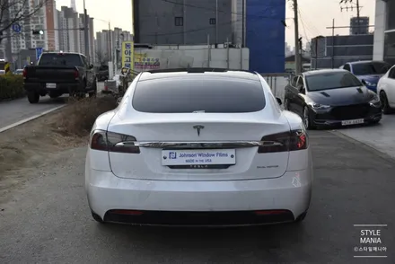미국 전기차 TESLA MODEL S 존슨썬팅 송파썬팅 스타일매니아 / 하남시 감북동