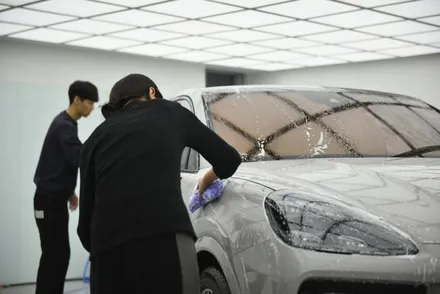 포르쉐 카이엔 쿠페 - 라이프쉴드 주차안심패키지[ppf + 루마버텍스900] -스타일매니아에서 시공 / 하남, 강동, 송파