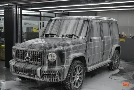 메르세데스 벤츠 G63 AMG - 카바차 전체 PPF + 발란스 나인 그래핀 유리막 코팅 시공은 역시 스타일매니아! / 하남, 강동, 송파